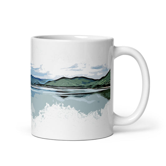 Mountains Mug , coffee cup, drinkware, birthday gift