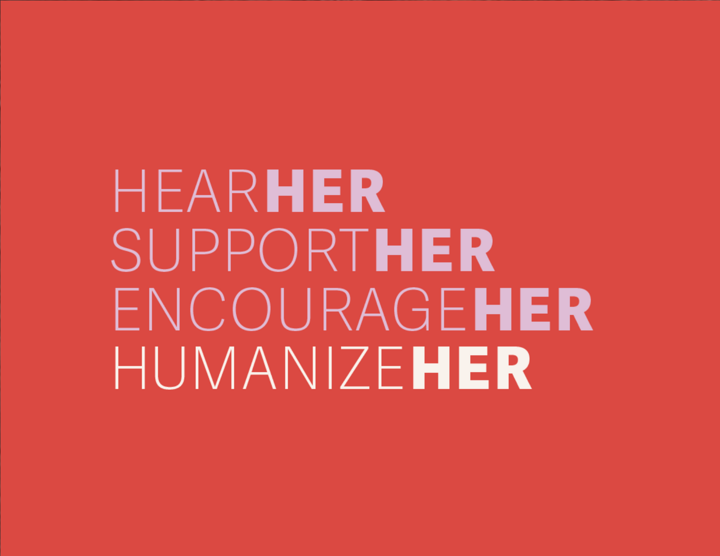 HumanizeHer Postcards