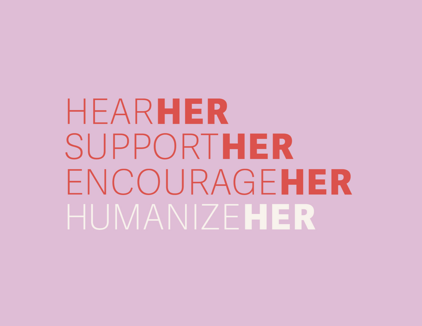 HumanizeHer Postcards
