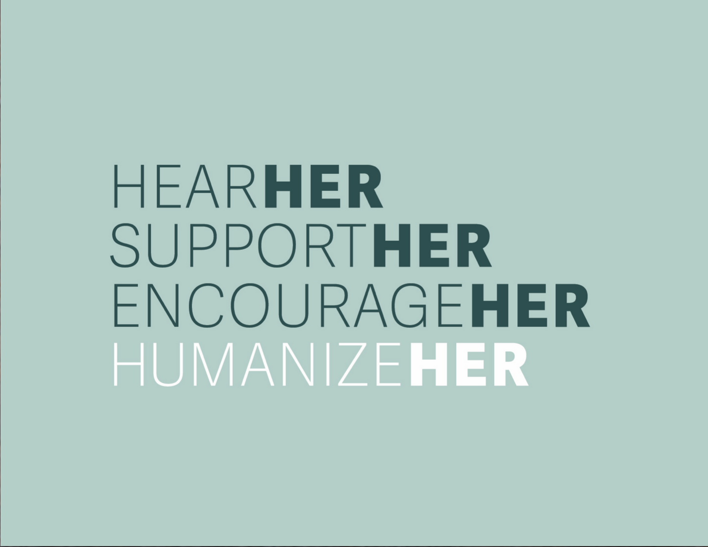 HumanizeHer Postcards