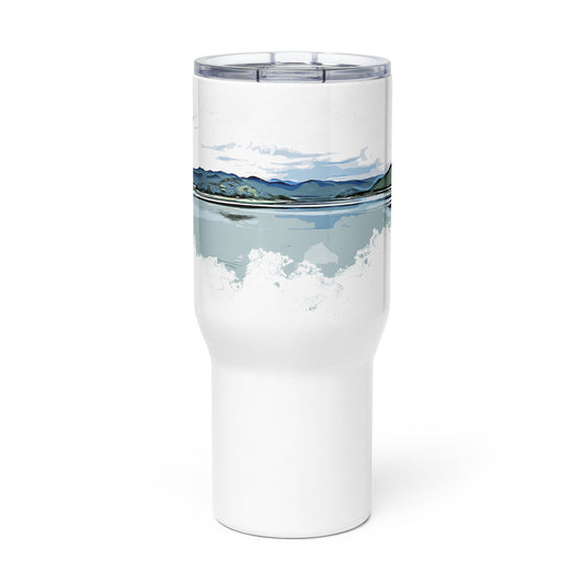 Mountains Travel mug with a handle