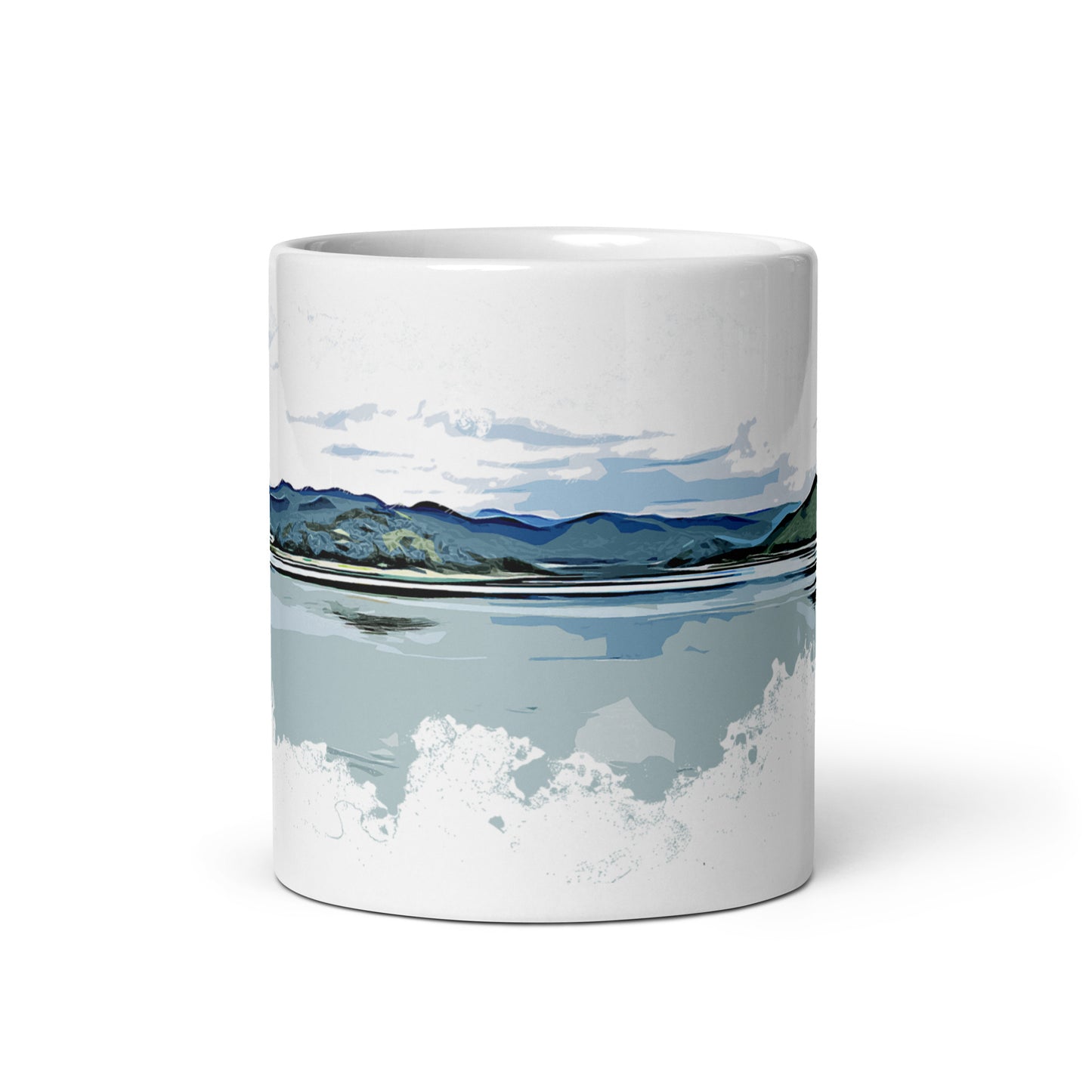 Mountains Mug , coffee cup, drinkware, birthday gift