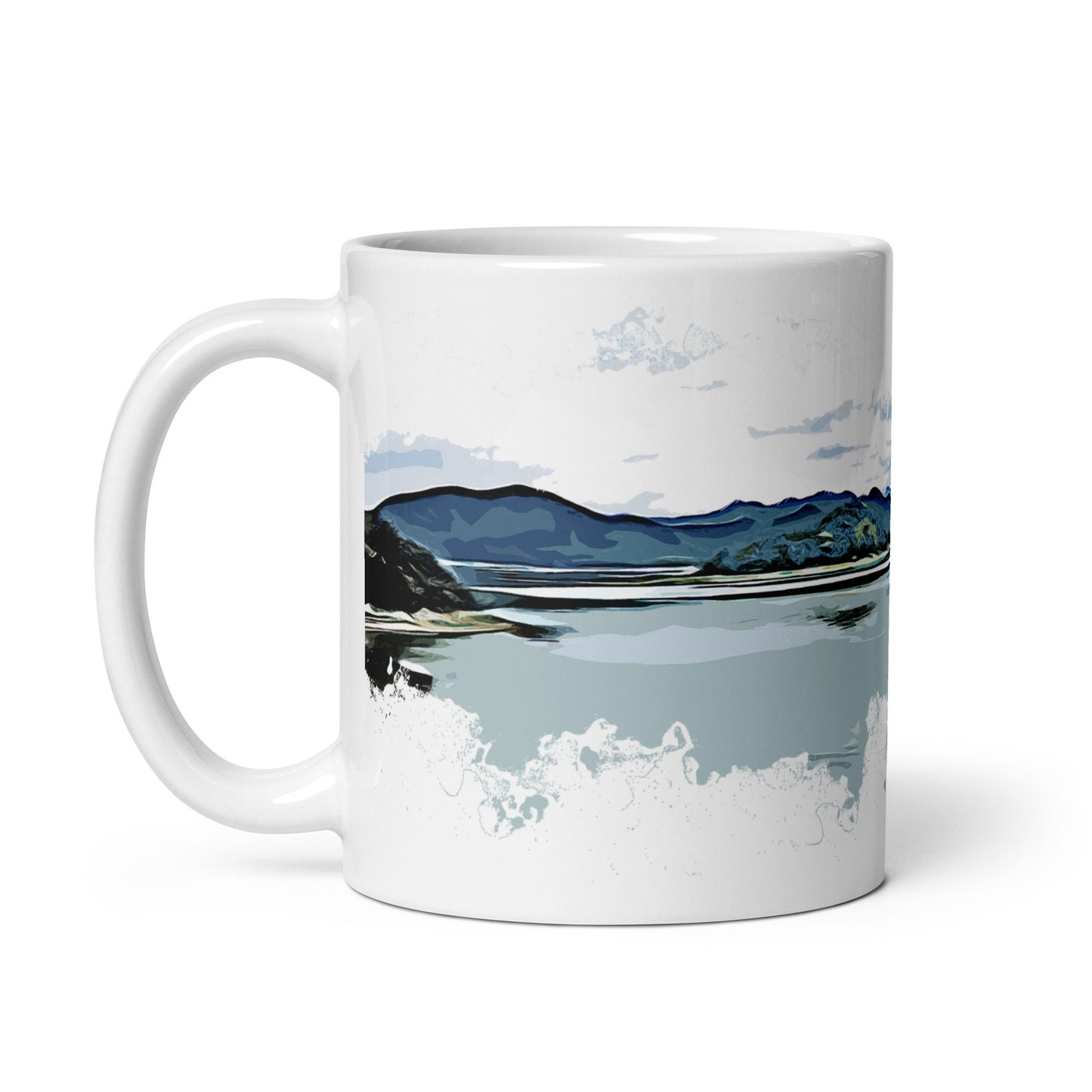 Mountains Mug , coffee cup, drinkware, birthday gift