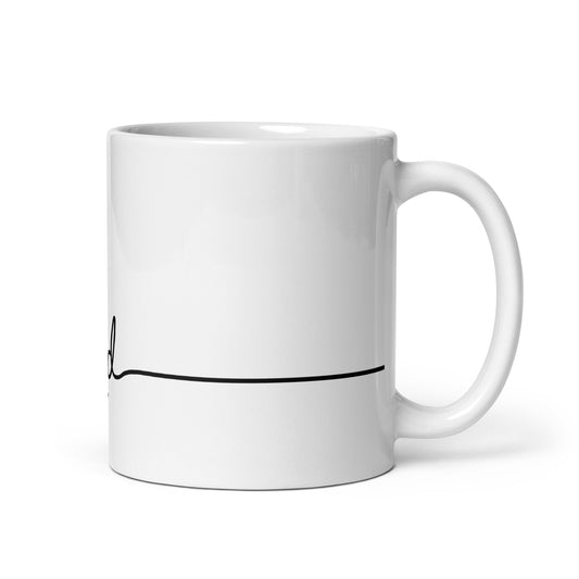 Super Dad White glossy mug fathers day birthday gift