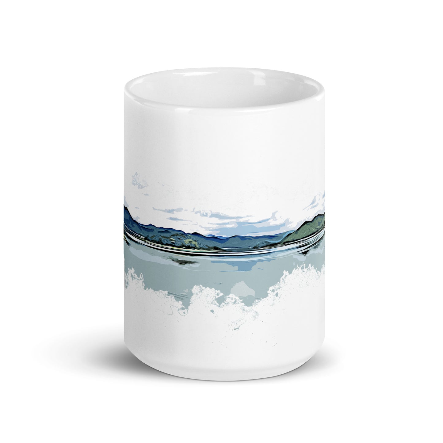 Mountains Mug , coffee cup, drinkware, birthday gift