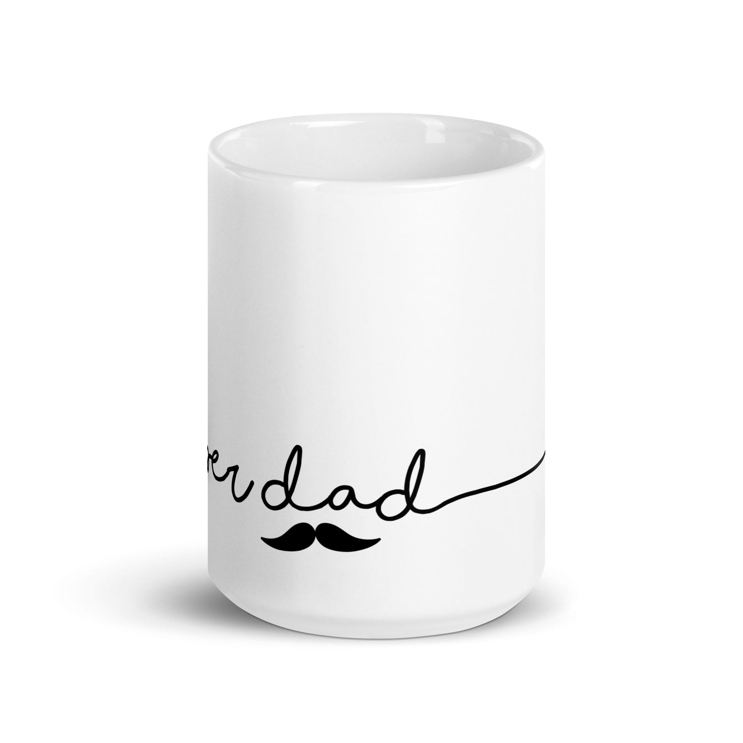 Super Dad White glossy mug fathers day birthday gift