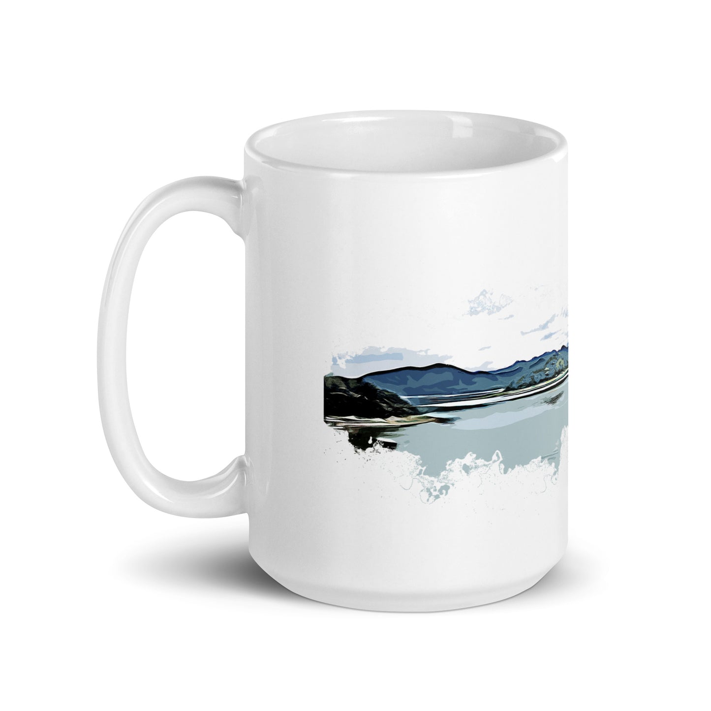 Mountains Mug , coffee cup, drinkware, birthday gift