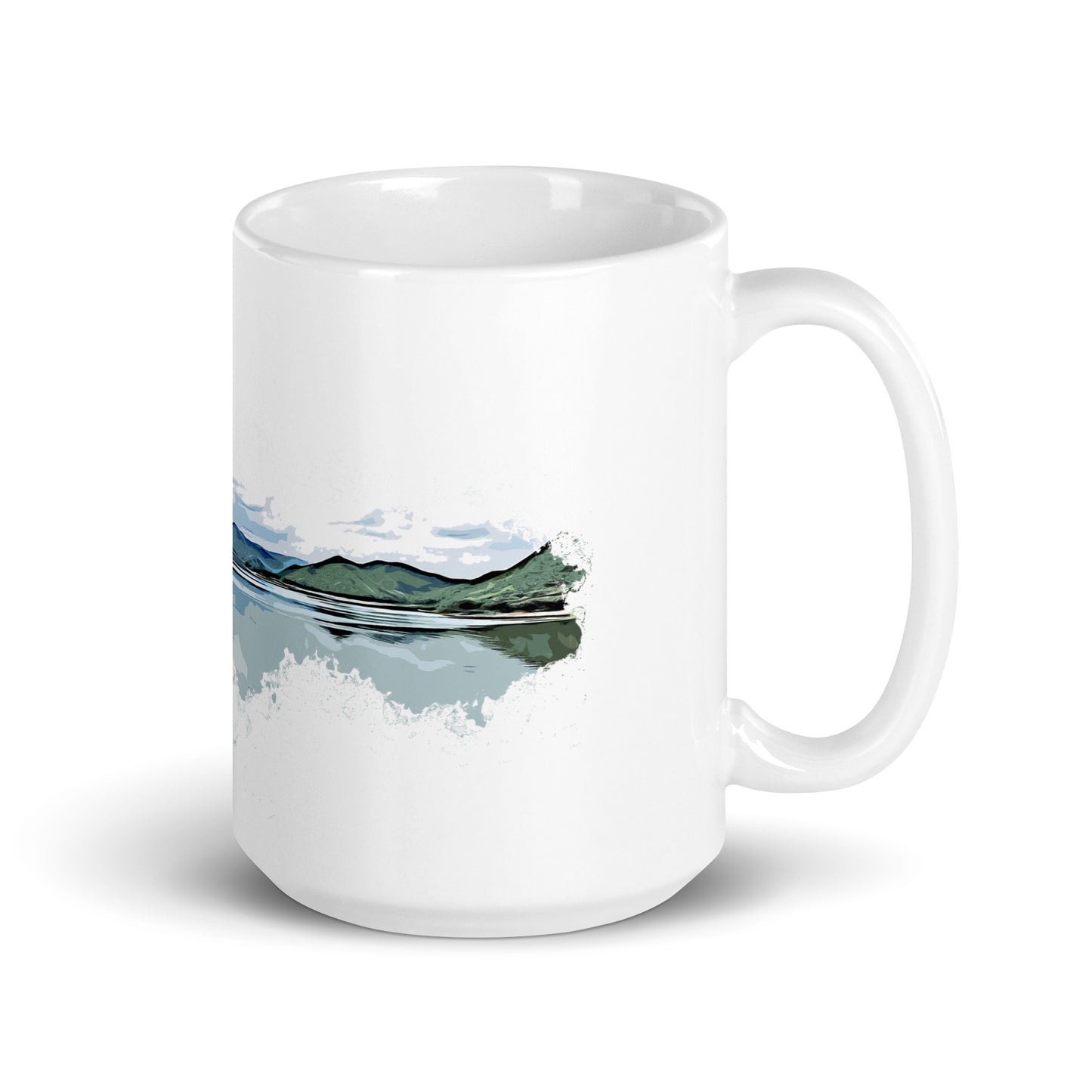 Mountains Mug , coffee cup, drinkware, birthday gift