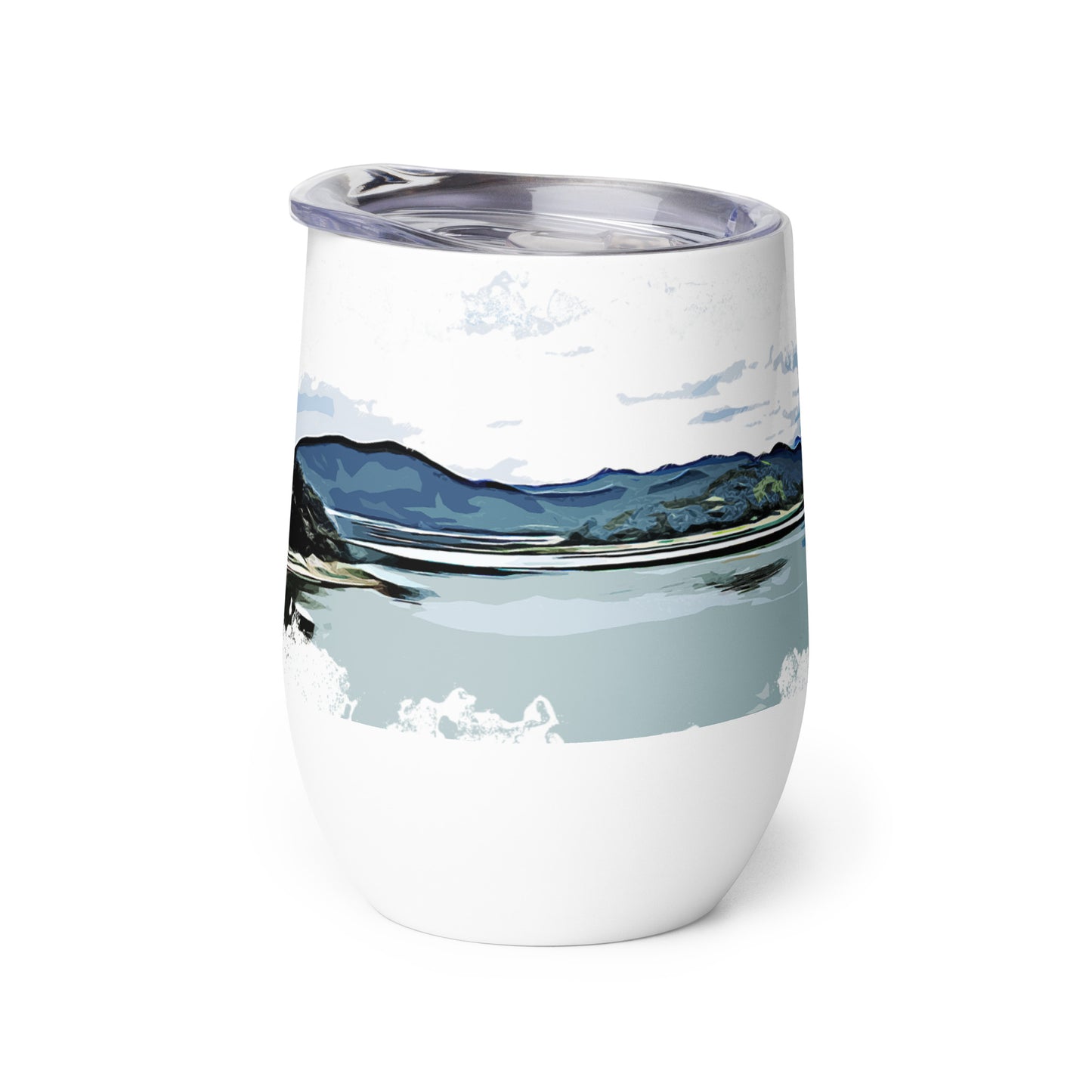 Mountains Wine tumbler mug drinkware wedding bridesmaid gifts