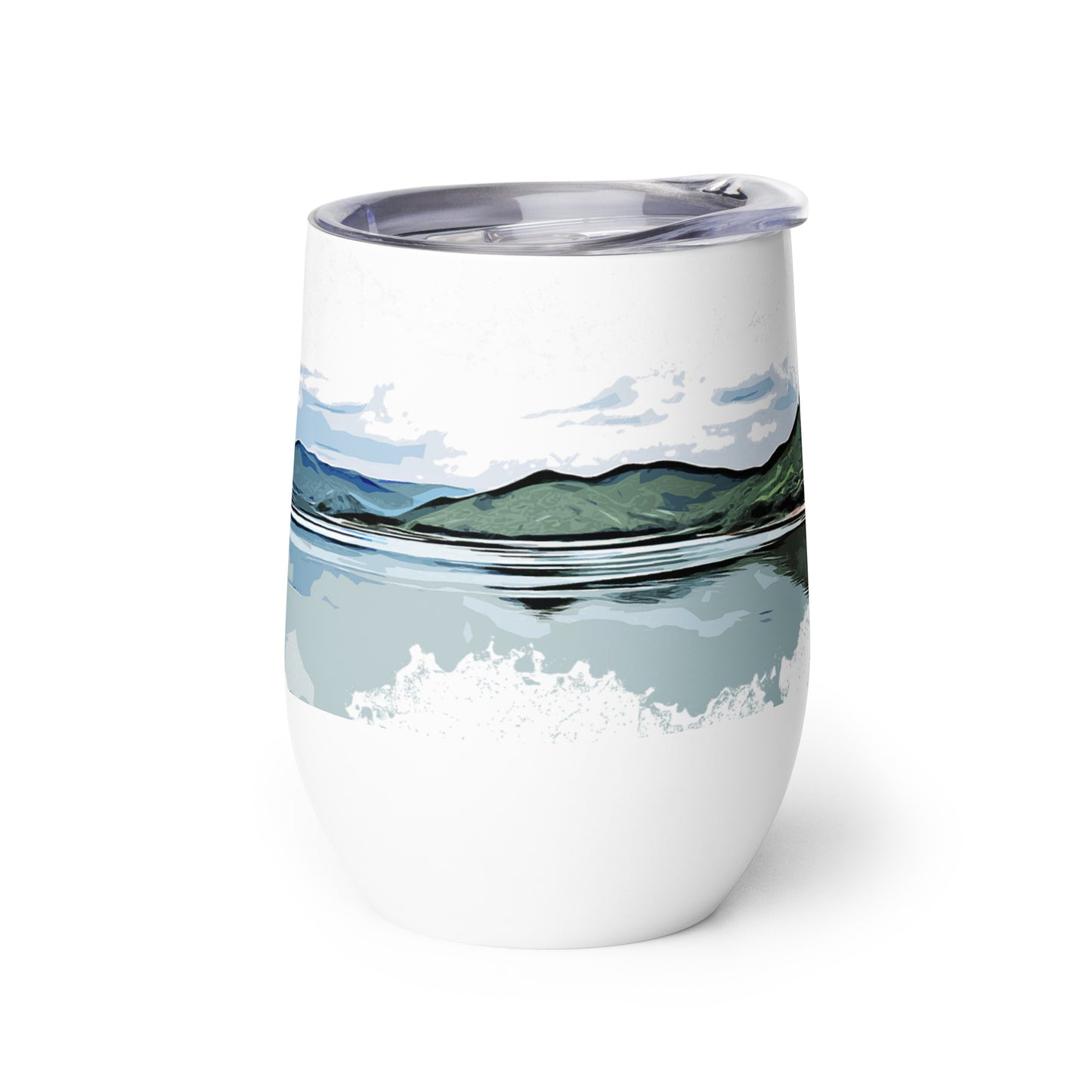 Mountains Wine tumbler mug drinkware wedding bridesmaid gifts