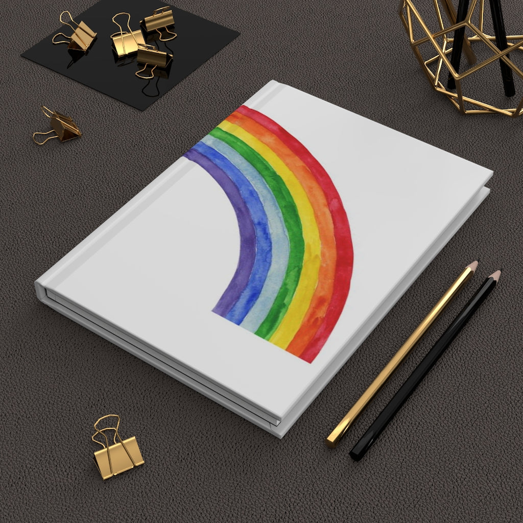 Rainbow Hardcover Journal Matte