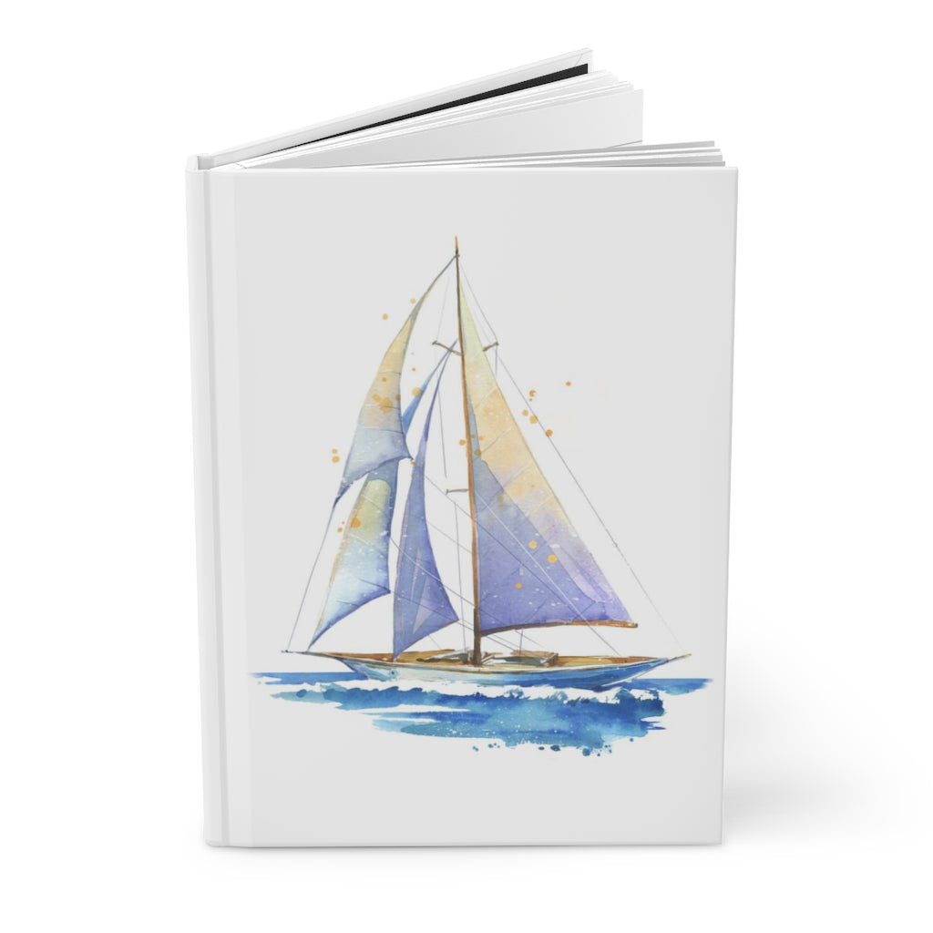 Sailboat Hardcover Journal Matte