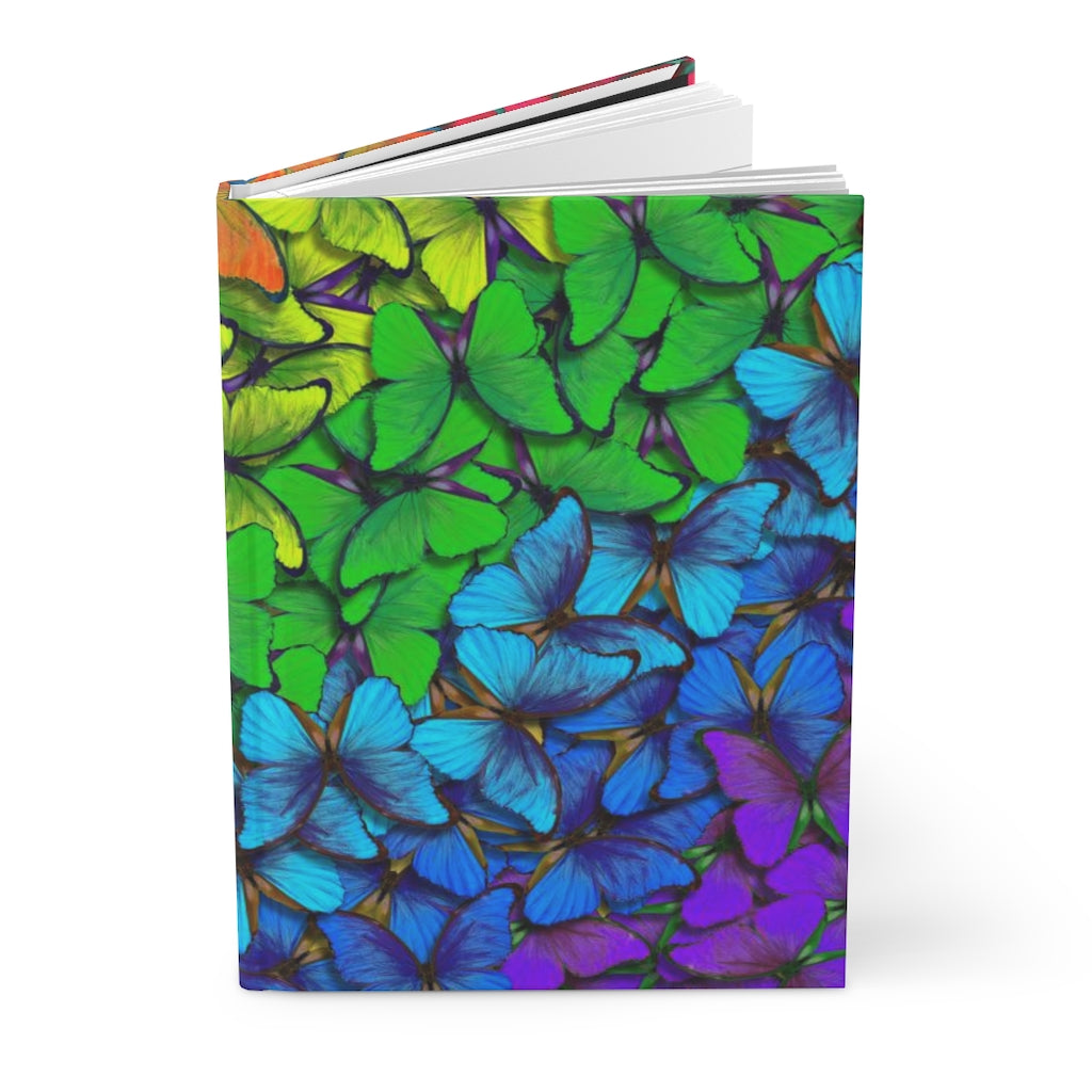 Colorful Butterflies Hardcover Journal Matte