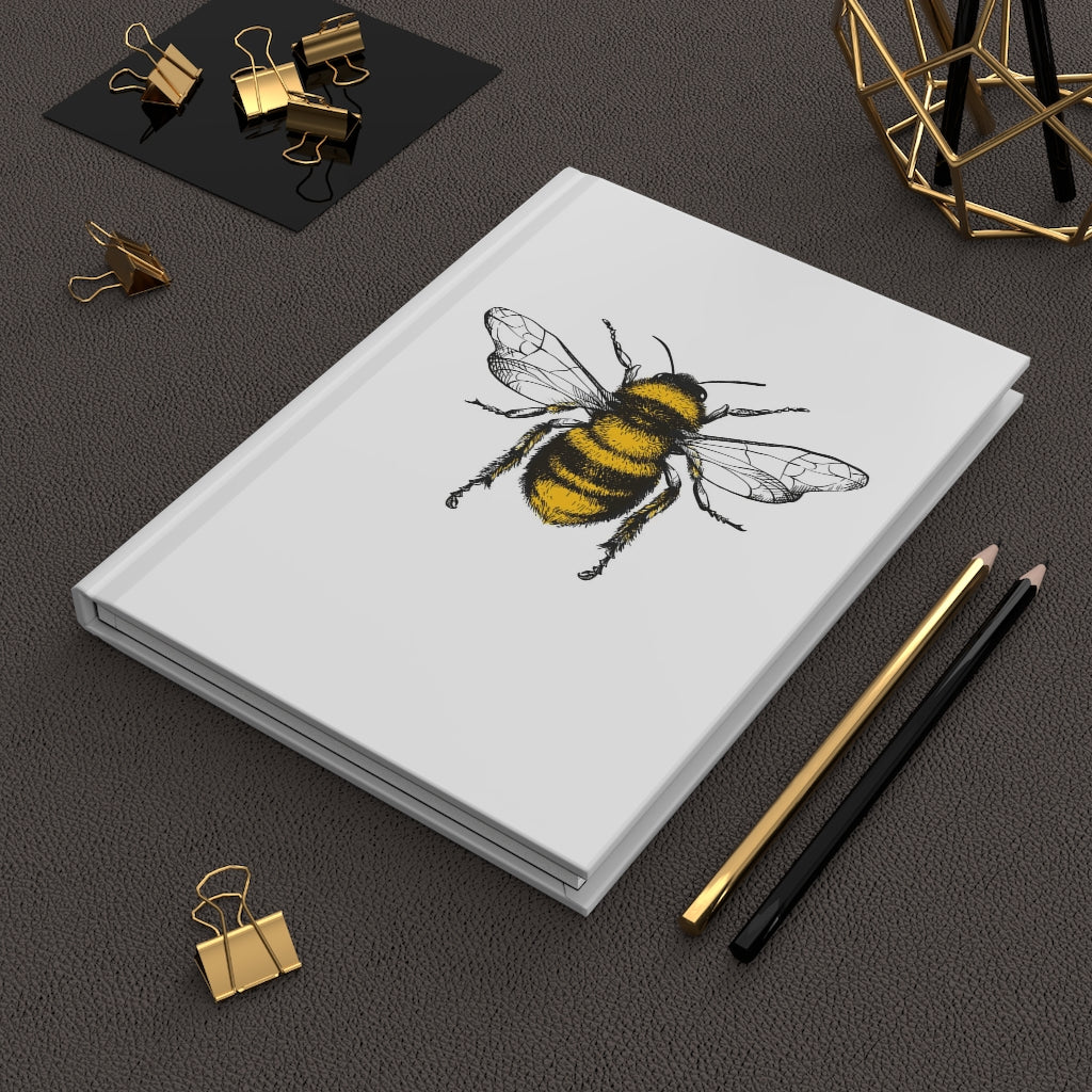 Bee Notebook Hardcover Journal Matte