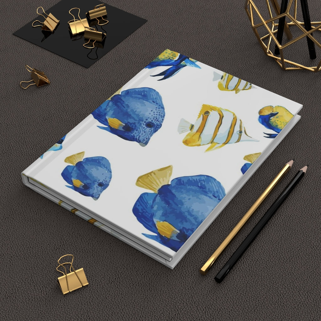 Fish Notebook Hardcover Journal Matte