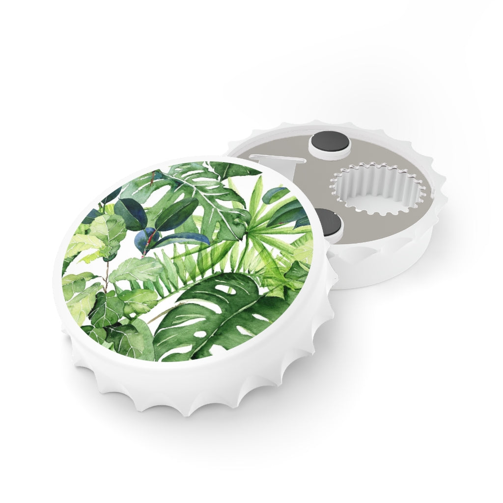 Tropical Leaves Bottle Opener