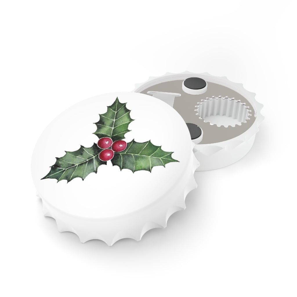 Christmas Holly Bottle Opener