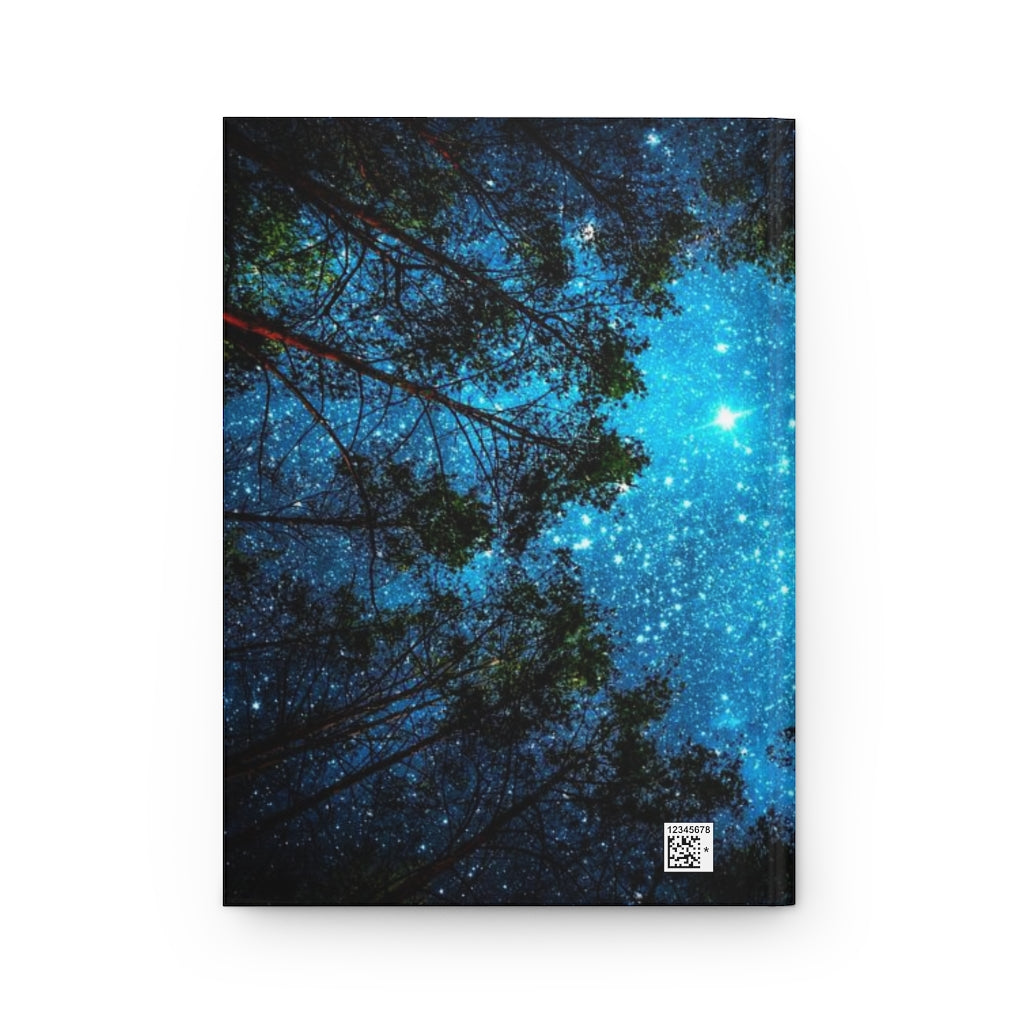 Starry Night Sky Notebook Hardcover Journal Matte