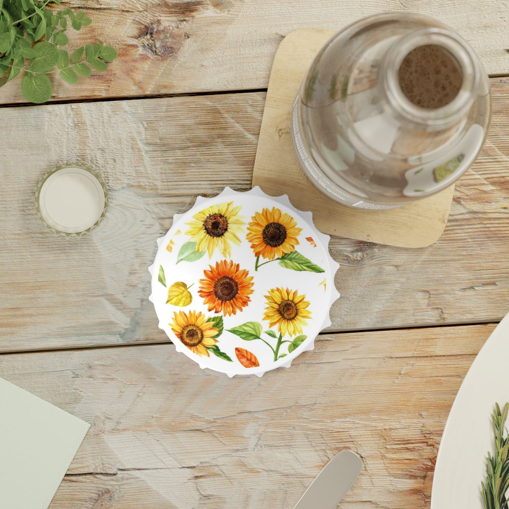 Sunflowers Bottle Opener