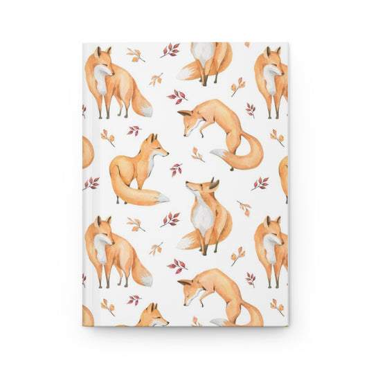 Woodland Fox Notebook Hardcover Journal Matte