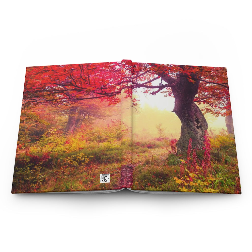 Fall Tree Notebook Hardcover Journal Matte