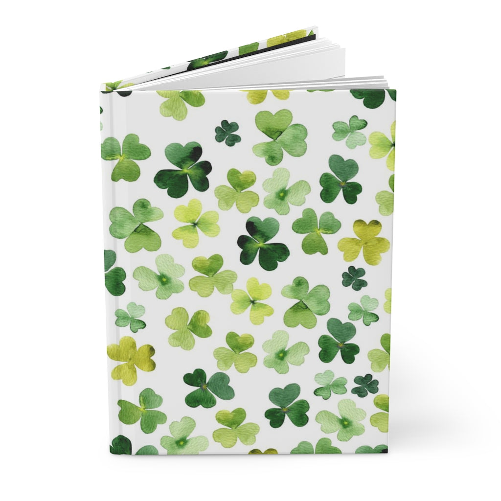 Lucky Shamrock Hardcover Journal Matte