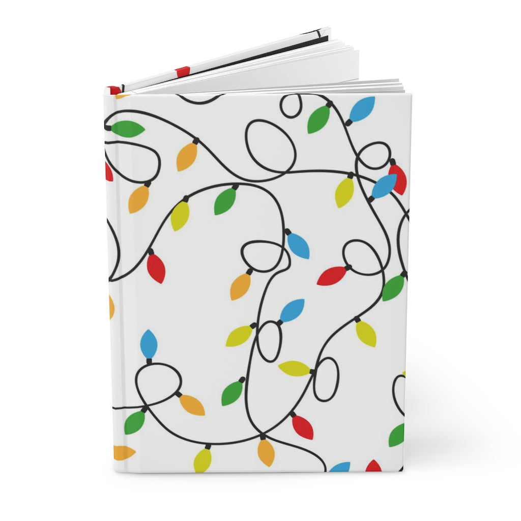 Christmas Lights Hardcover Journal Matte