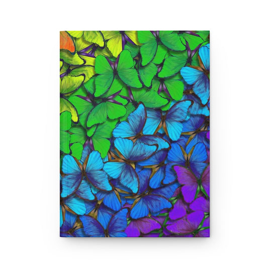 Colorful Butterflies Hardcover Journal Matte