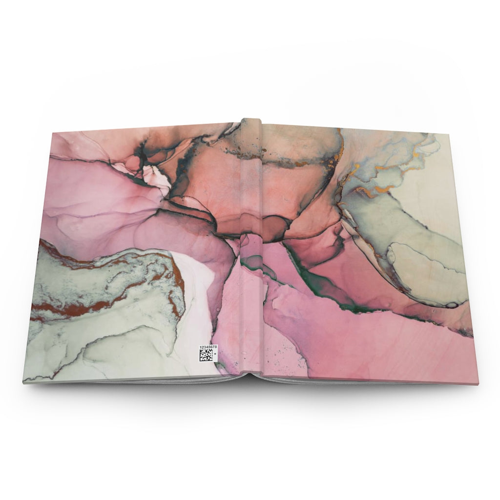 Red Watercolor Hardcover Journal Matte