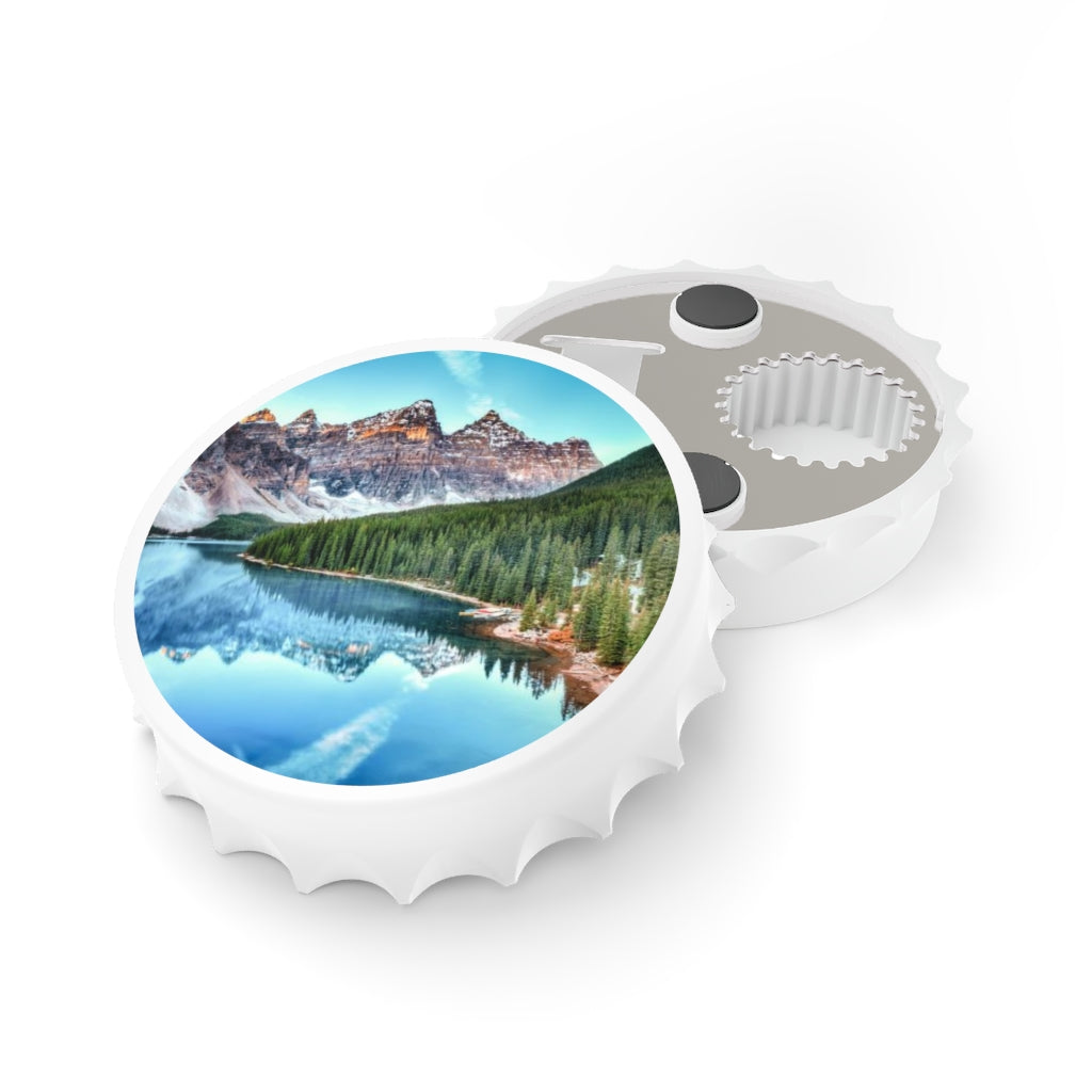 Mountains Forrest Lake Bottle Opener