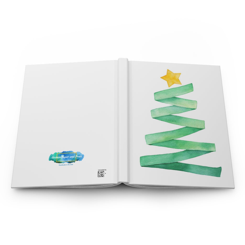 Christmas Tree Hardcover Journal Matte