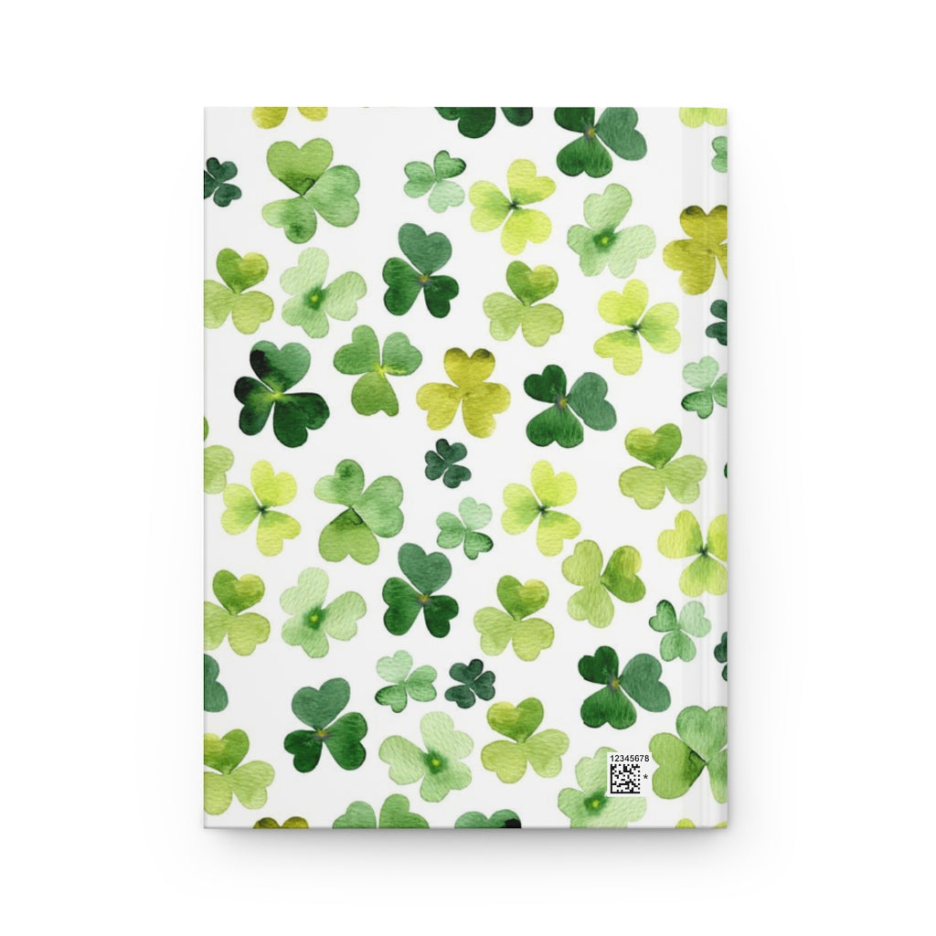 Lucky Shamrock Hardcover Journal Matte