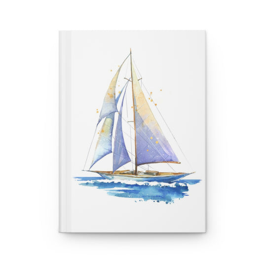 Sailboat Hardcover Journal Matte