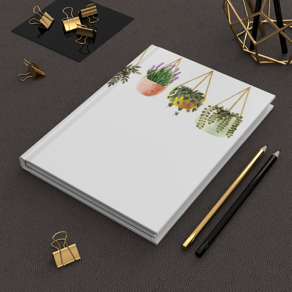 Hanging Plants Hardcover Journal Matte