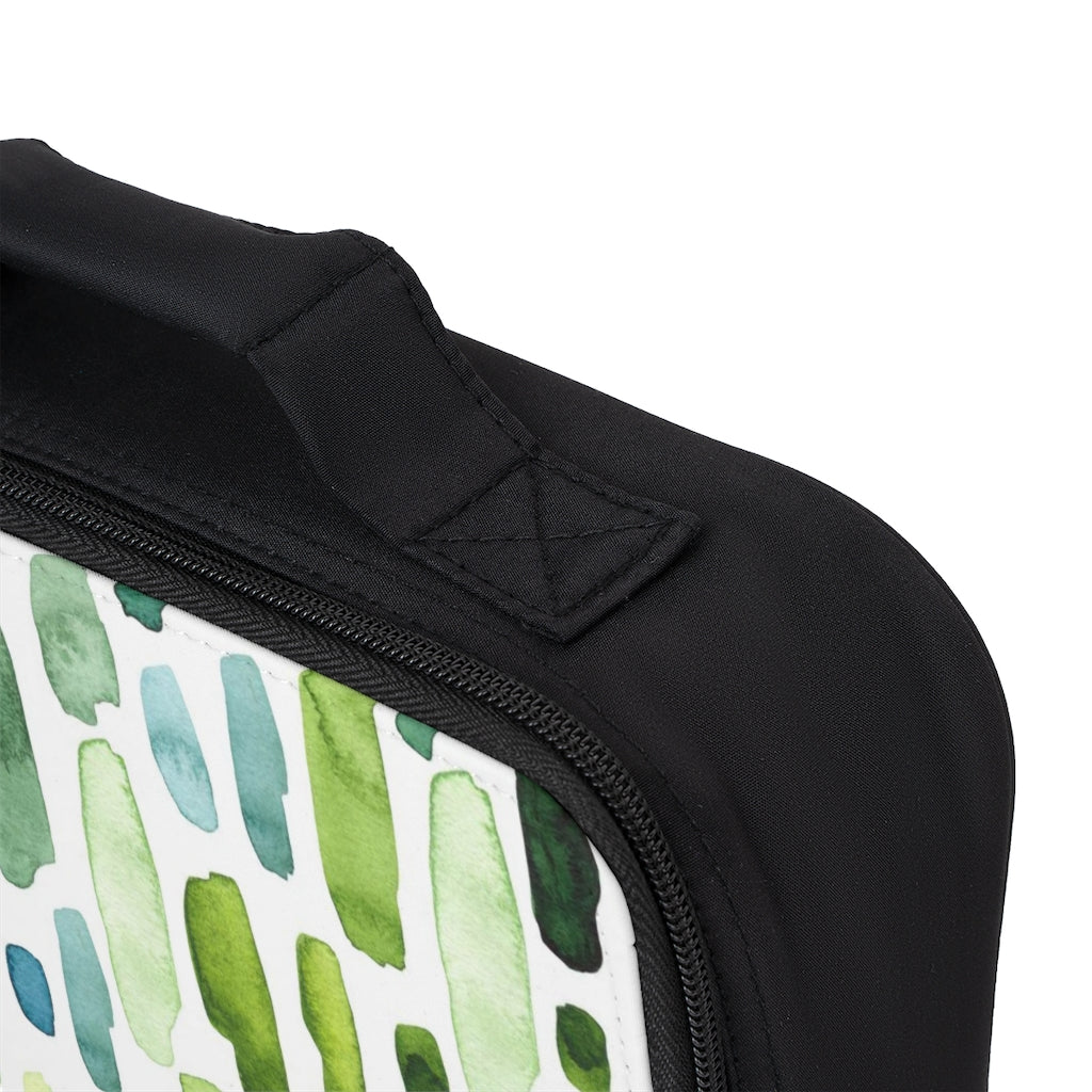 Green Abstract Lunch Bag