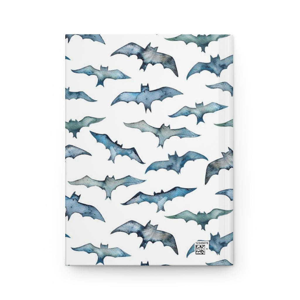 Halloween Bats Notebook Hardcover Journal Matte