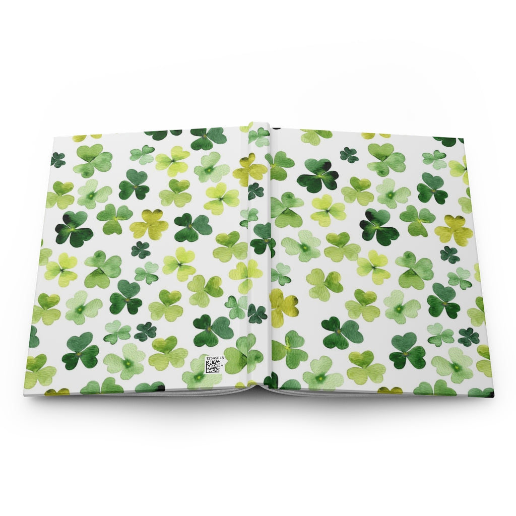 Lucky Shamrock Hardcover Journal Matte