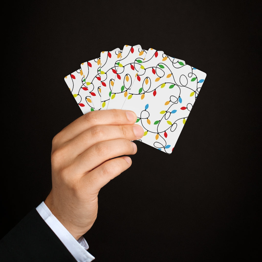 Christmas Lights Playing Cards