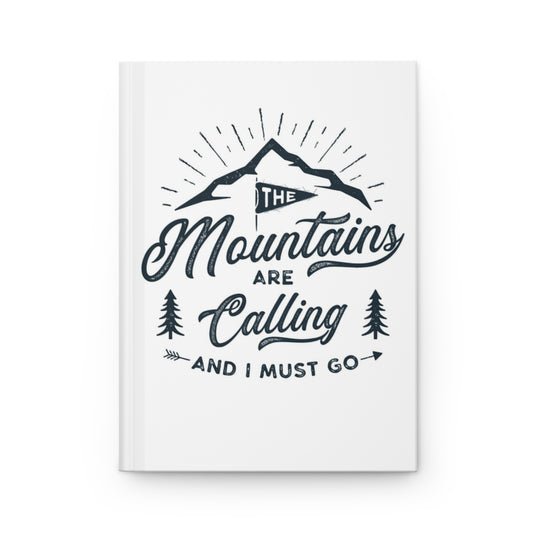 Mountains Notebook Hardcover Journal Matte