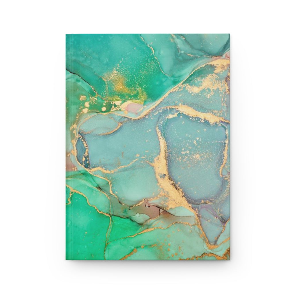 Green Watercolor Hardcover Journal Matte