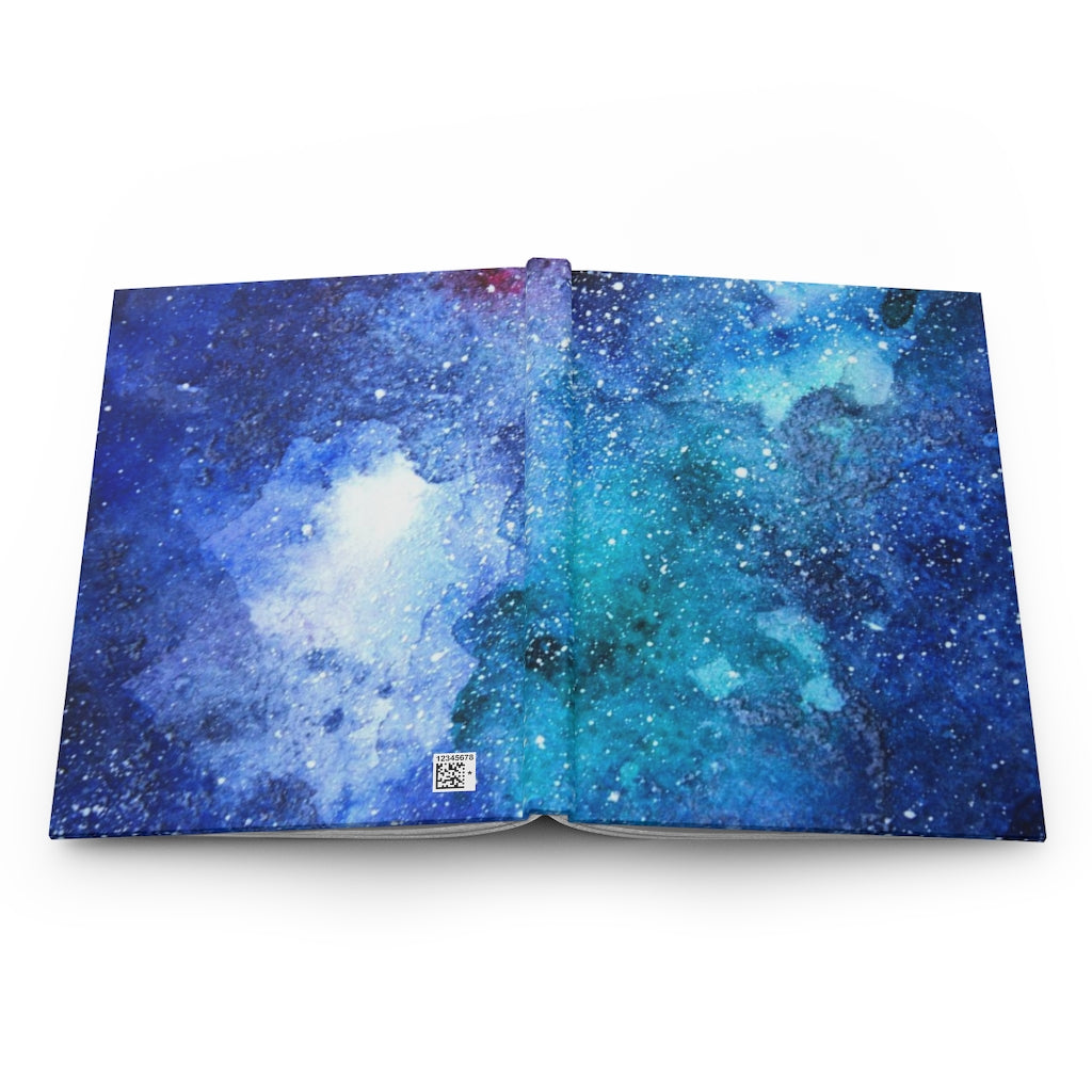 Watercolor Galaxy Notebook Hardcover Journal Matte