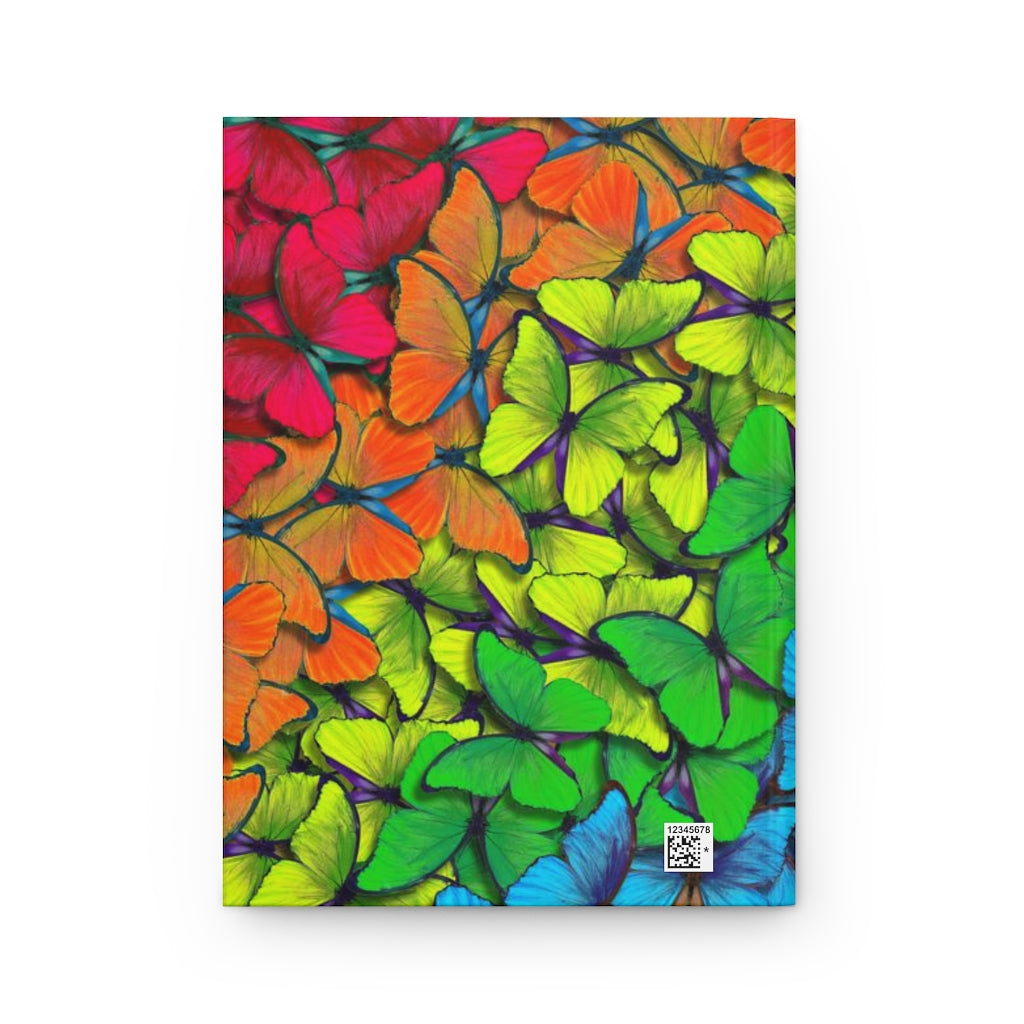 Colorful Butterflies Hardcover Journal Matte