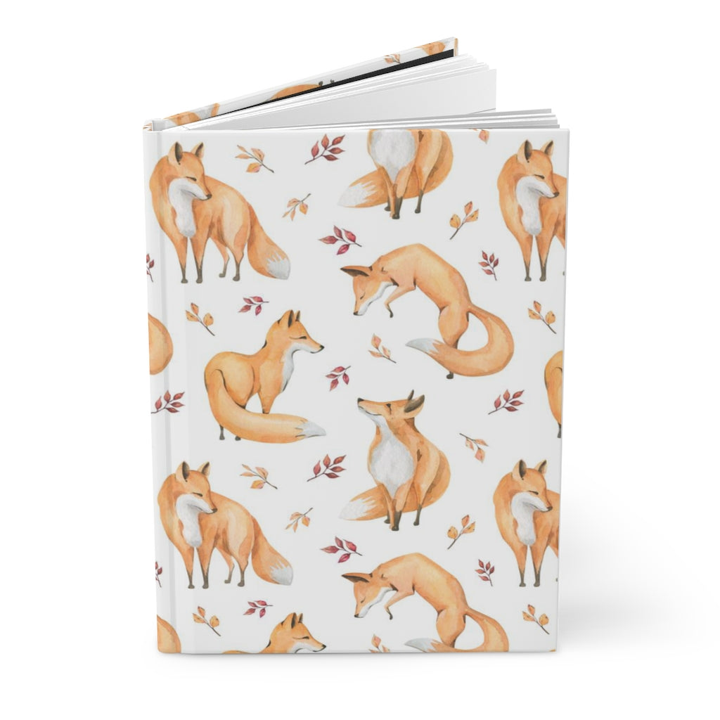 Woodland Fox Notebook Hardcover Journal Matte