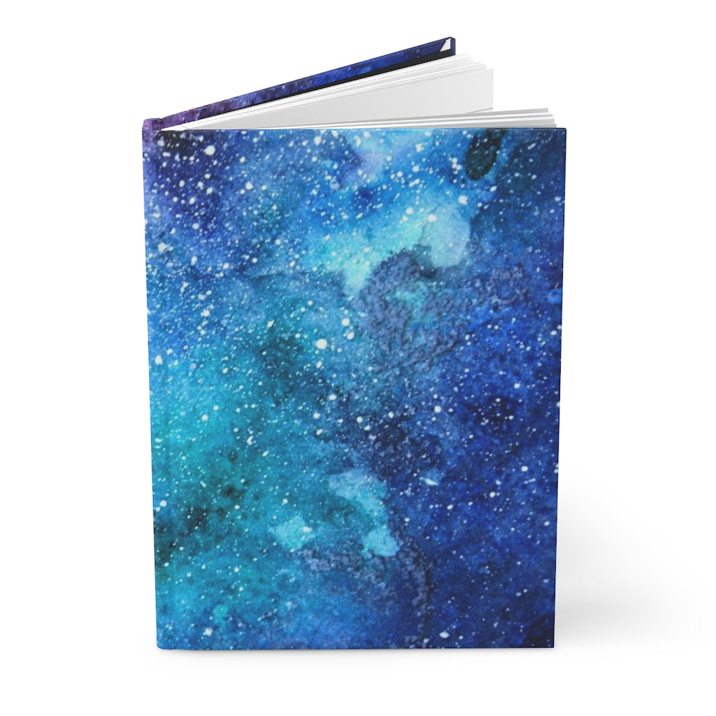 Watercolor Galaxy Notebook Hardcover Journal Matte