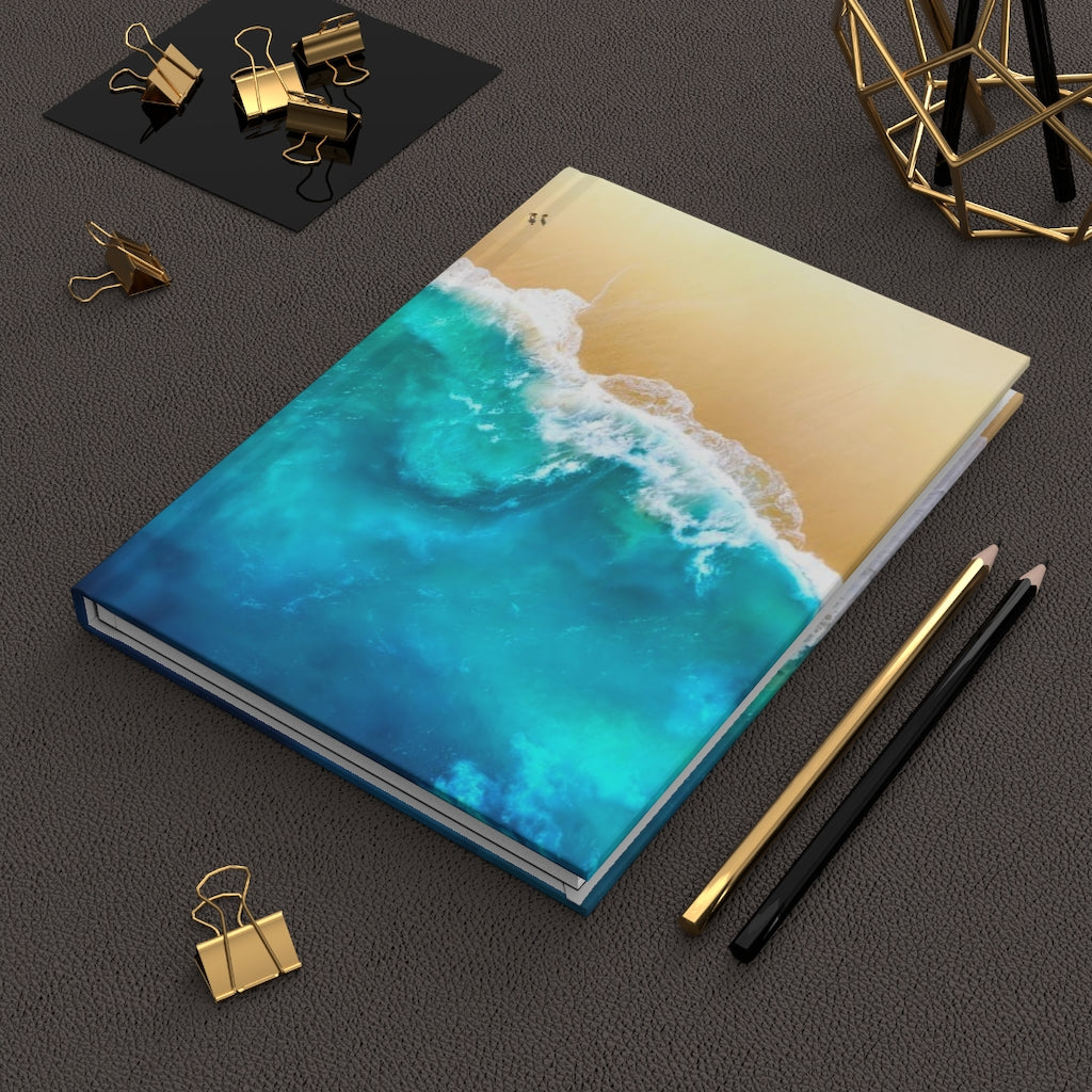 Beach Ocean Notebook Hardcover Journal Matte