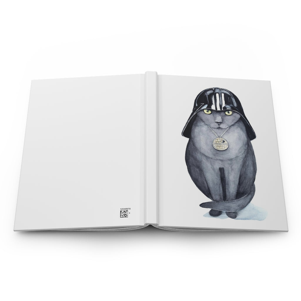 Darth Cat Vader Notebook Hardcover Journal Matte