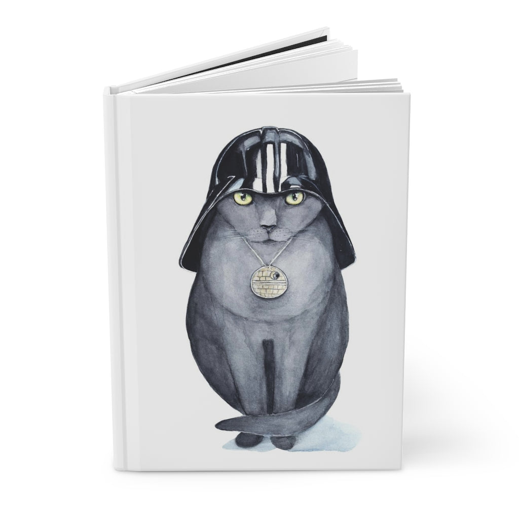 Darth Cat Vader Notebook Hardcover Journal Matte