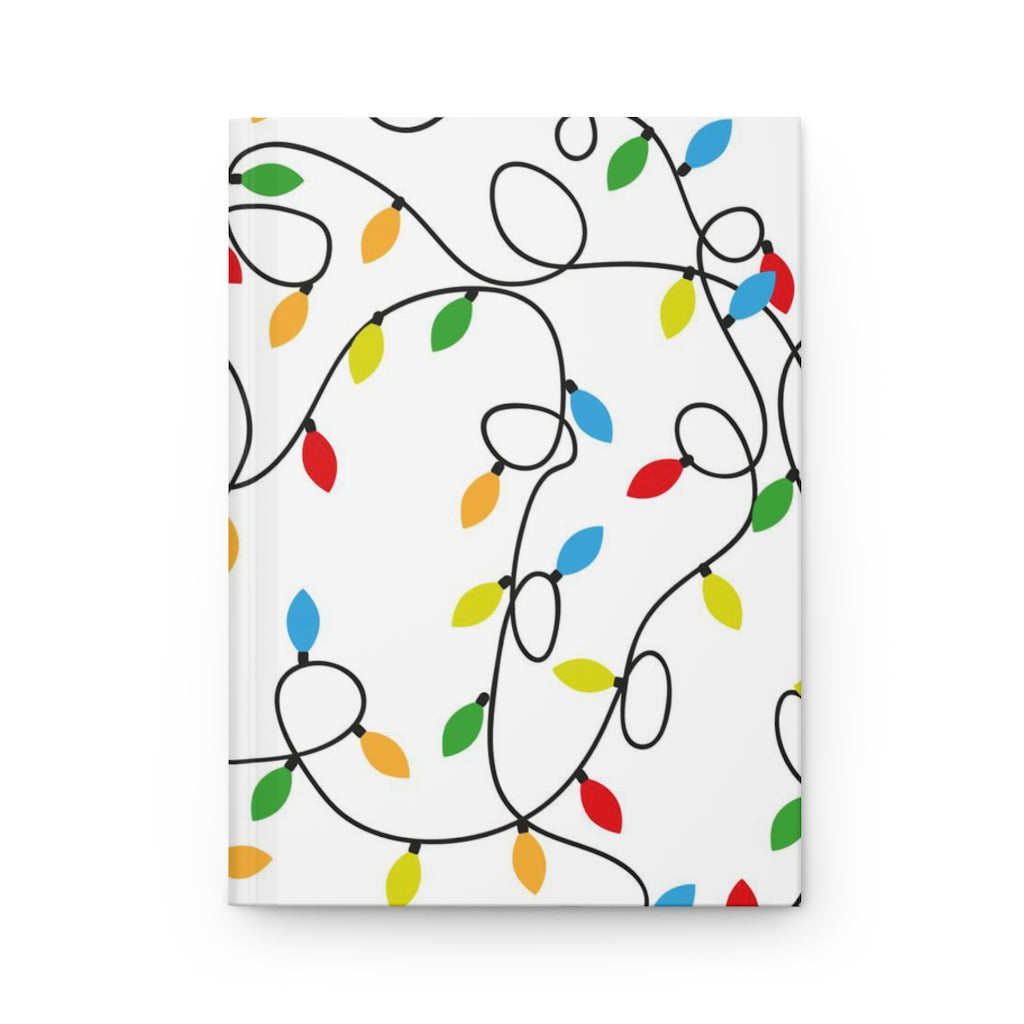 Christmas Lights Hardcover Journal Matte