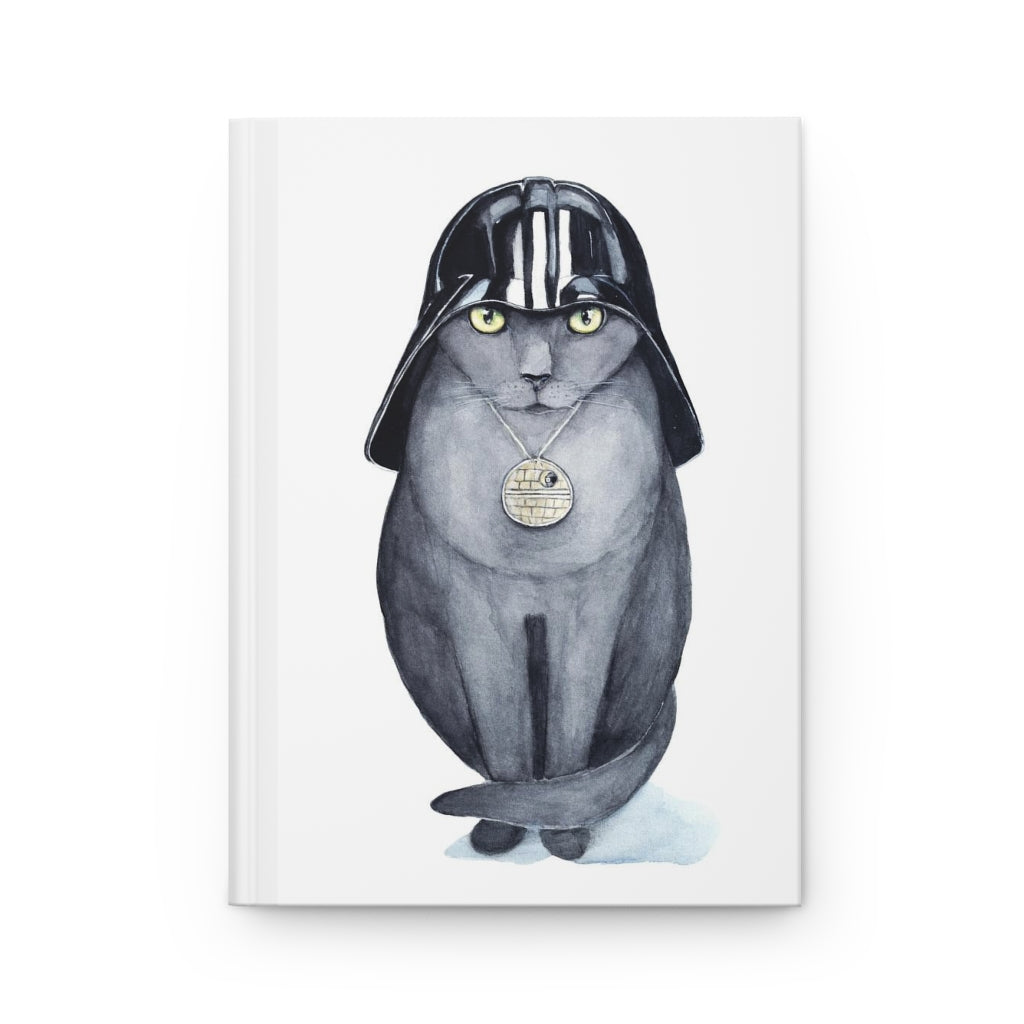 Darth Cat Vader Notebook Hardcover Journal Matte