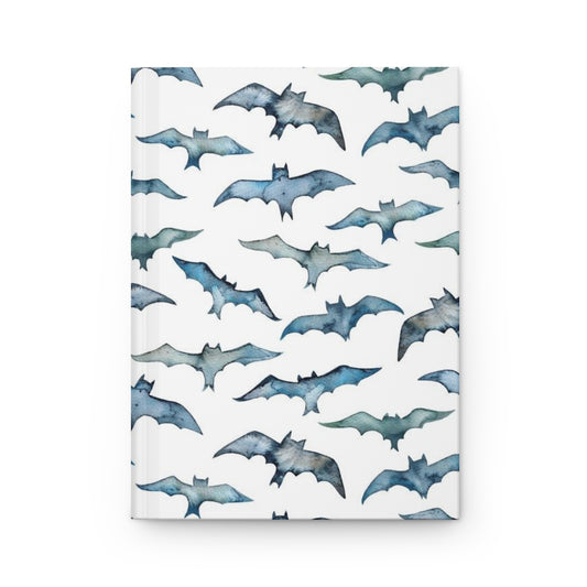 Halloween Bats Notebook Hardcover Journal Matte